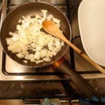 Onion in pan