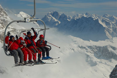 Skiers, Kanin Photo Credit: Lenarčič
