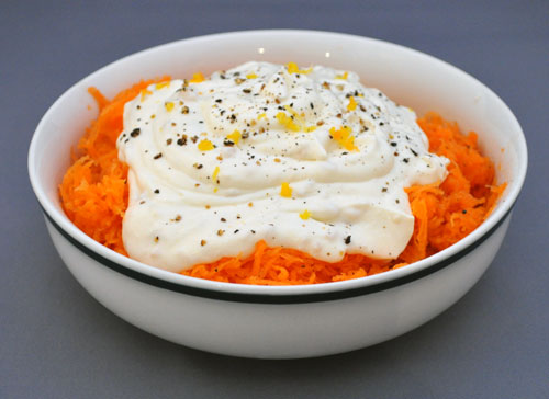 Russian Grated Carrot with Horseradish